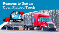 Reasons to Use an Open Flatbed Truck