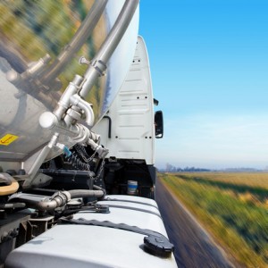 Truck Cab and Tanker Trailer